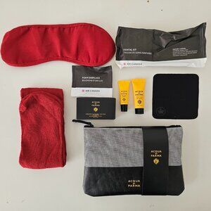 New AIR CANADA Acqua Di Parma Amenity Kit - Lip Balm, Hand Cream, Eyeshade